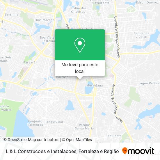 L & L Construcoes e Instalacoes mapa