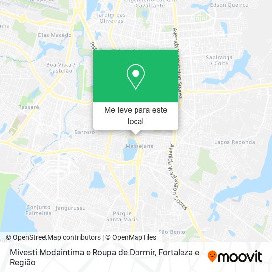 Mivesti Modaintima e Roupa de Dormir mapa