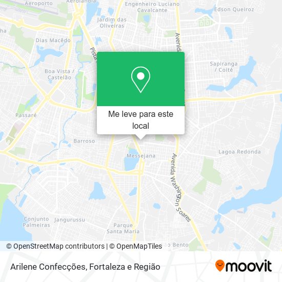 Arilene Confecções mapa