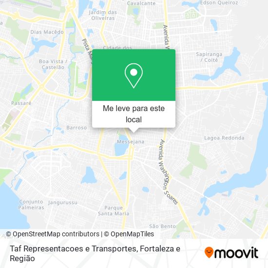 Taf Representacoes e Transportes mapa