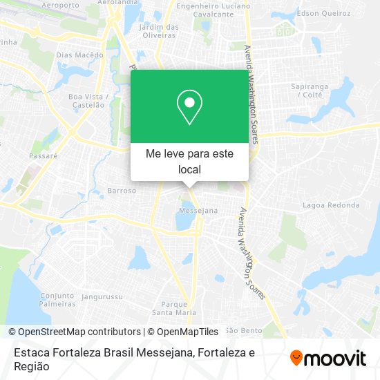 Estaca Fortaleza Brasil Messejana mapa