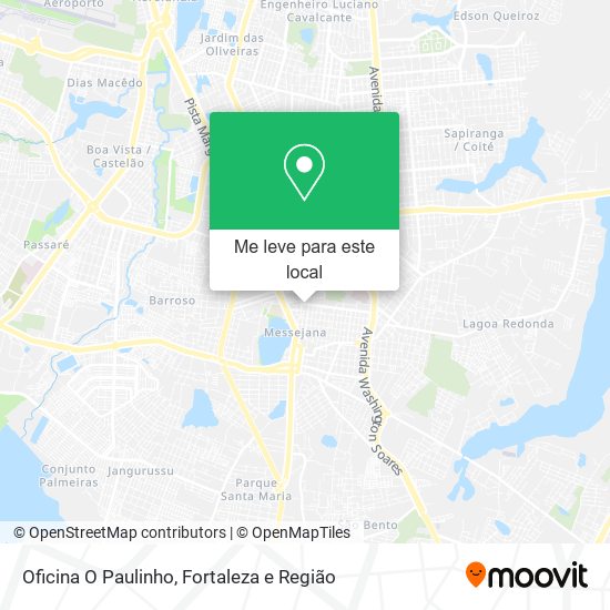 Oficina O Paulinho mapa