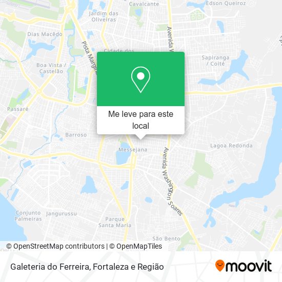 Galeteria do Ferreira mapa