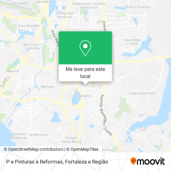 P e Pinturas e Reformas mapa