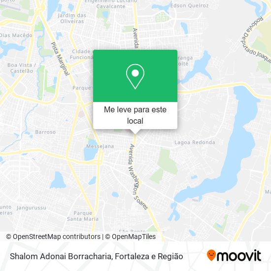 Shalom Adonai Borracharia mapa