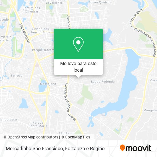 Mercadinho São Francisco mapa
