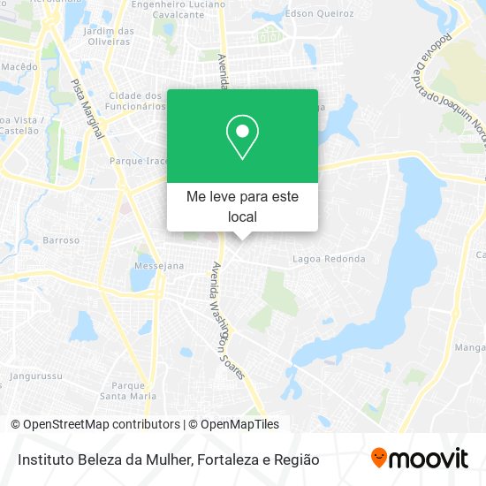 Instituto Beleza da Mulher mapa