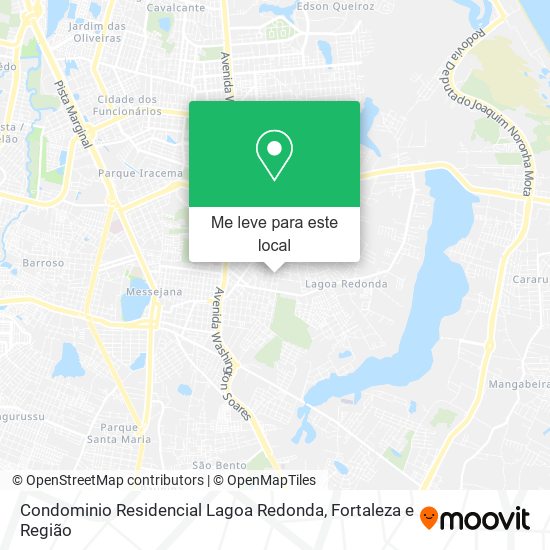 Condominio Residencial Lagoa Redonda mapa