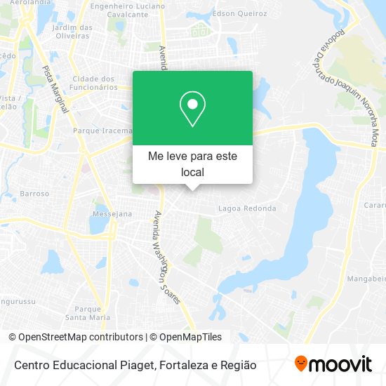 Centro Educacional Piaget mapa