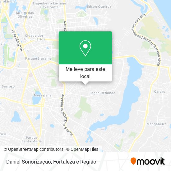 Daniel Sonorização mapa