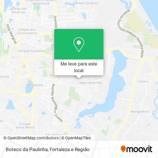 Boteco da Paulinha mapa