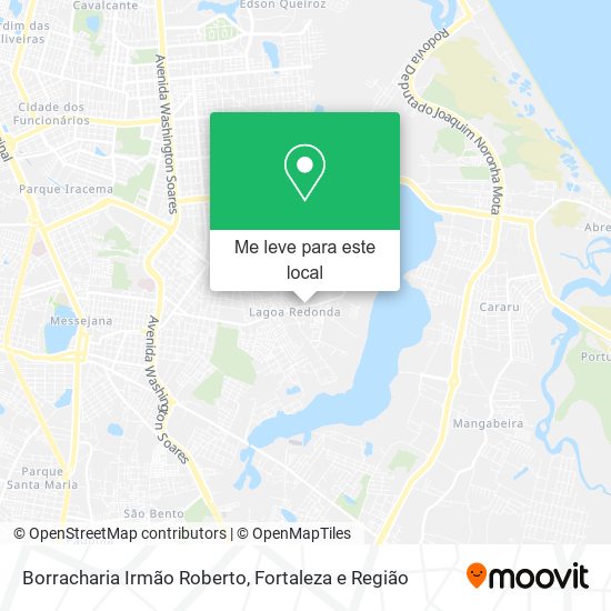 Borracharia Irmão Roberto mapa