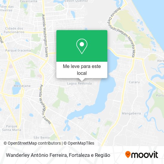 Wanderley Antônio Ferreira mapa