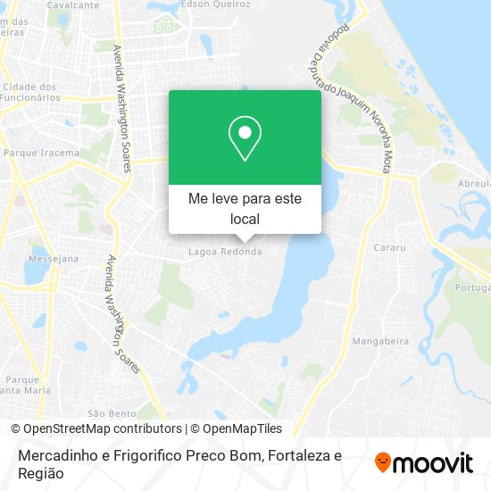 Mercadinho e Frigorifico Preco Bom mapa