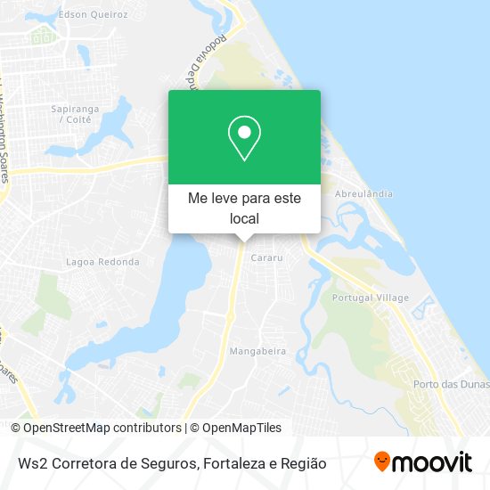 Ws2 Corretora de Seguros mapa