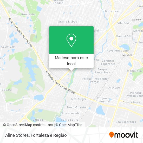 Aline Stores mapa