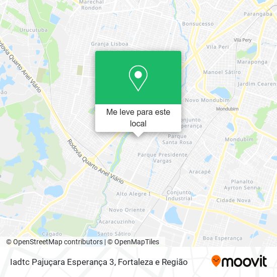 Iadtc Pajuçara Esperança 3 mapa