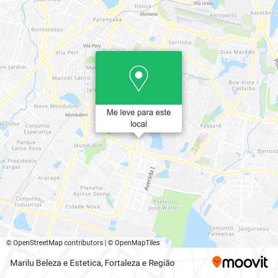 Marilu Beleza e Estetica mapa