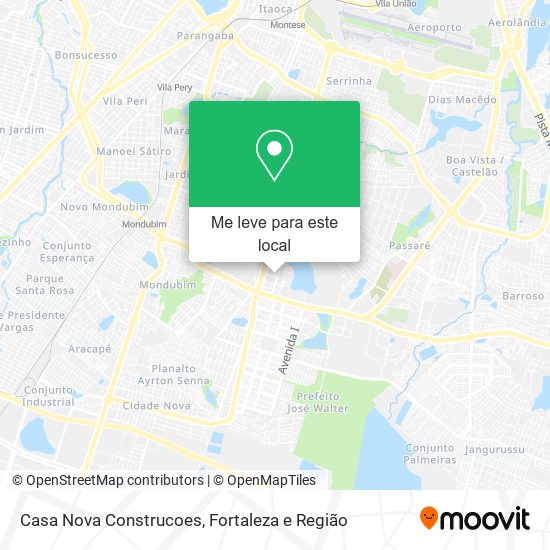 Casa Nova Construcoes mapa