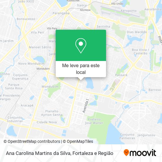 Ana Carolina Martins da Silva mapa