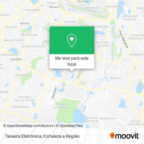 Teixeira Eletrônica mapa