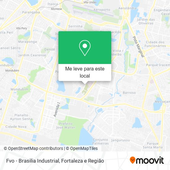 Fvo - Brasilia Industrial mapa