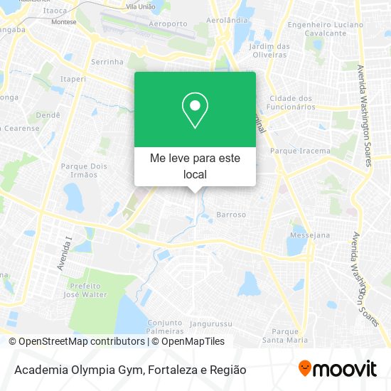 Academia Olympia Gym mapa