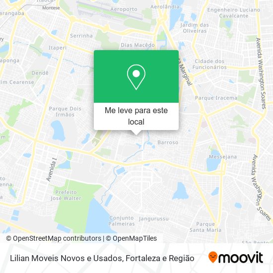 Lilian Moveis Novos e Usados mapa