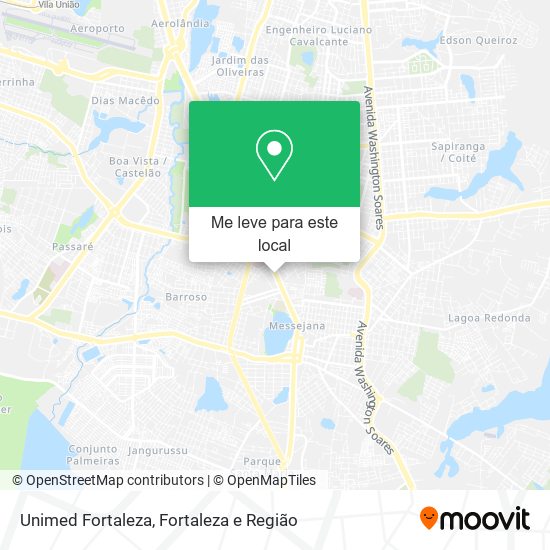 Unimed Fortaleza mapa