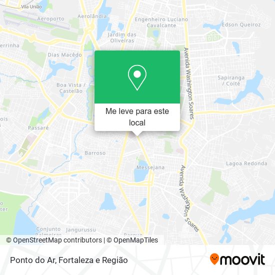 Ponto do Ar mapa