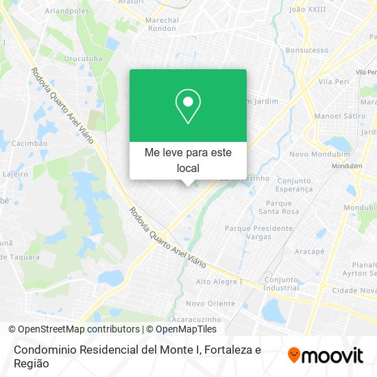 Condominio Residencial del Monte I mapa