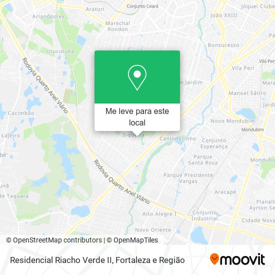 Residencial Riacho Verde II mapa