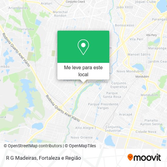 R G Madeiras mapa
