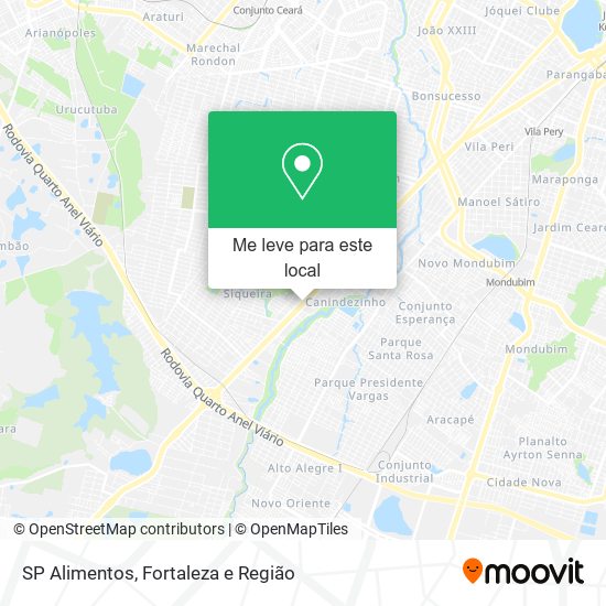 SP Alimentos mapa