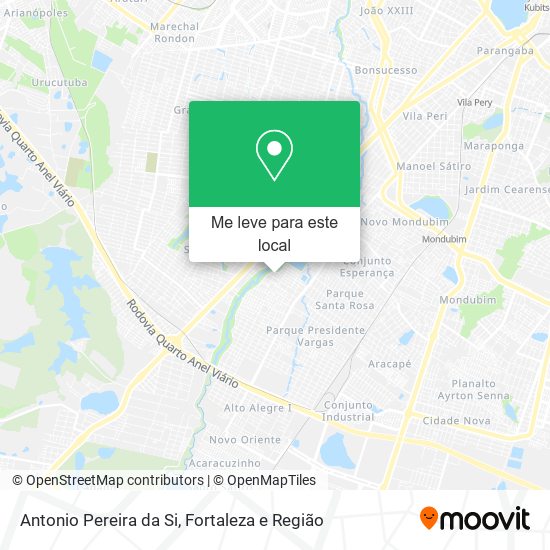 Antonio Pereira da Si mapa