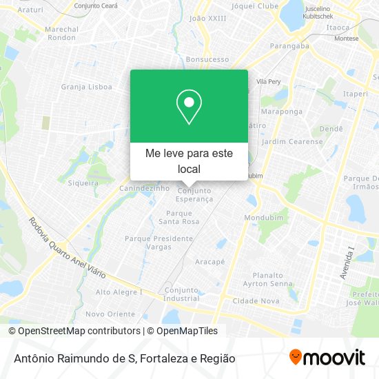 Antônio Raimundo de S mapa