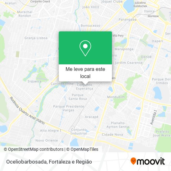Oceliobarbosada mapa