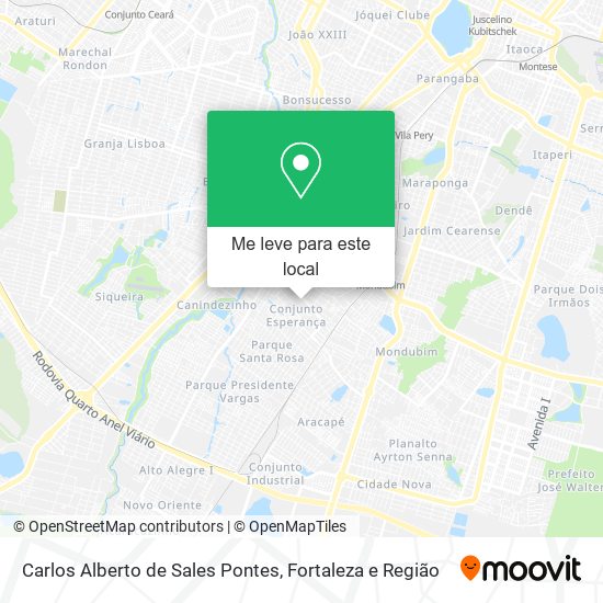 Carlos Alberto de Sales Pontes mapa