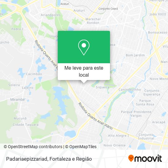 Padariaepizzariad mapa