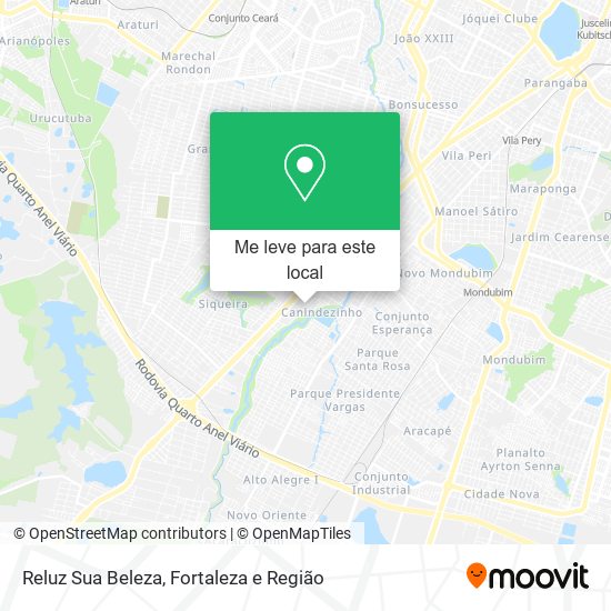 Reluz Sua Beleza mapa