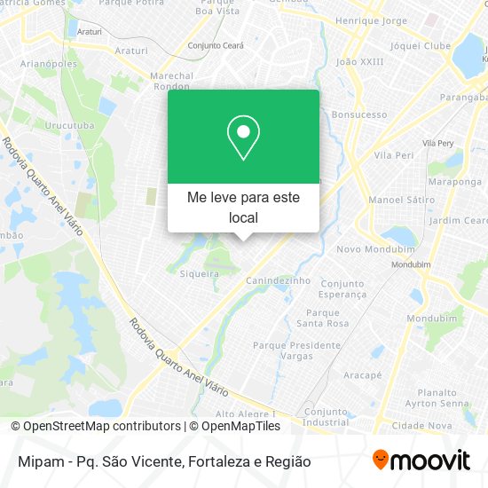 Mipam - Pq. São Vicente mapa