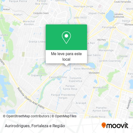 Aurirodrigues mapa