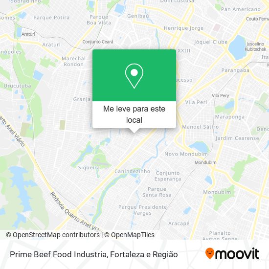 Prime Beef Food Industria mapa