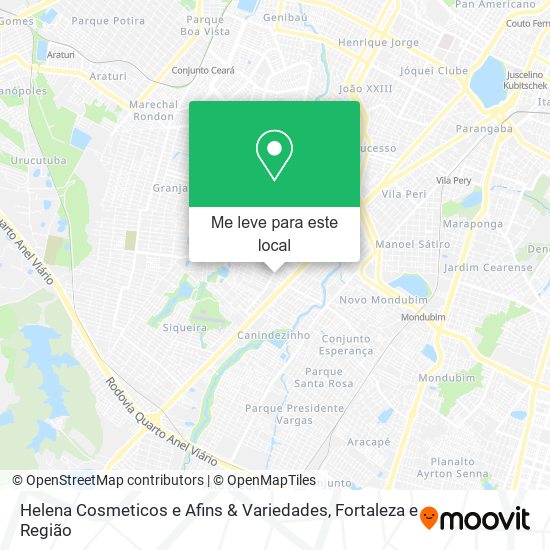 Helena Cosmeticos e Afins & Variedades mapa