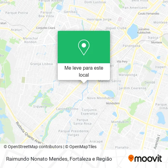 Raimundo Nonato Mendes mapa