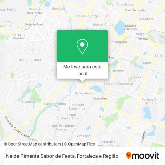 Neide Pimenta Sabor de Festa mapa