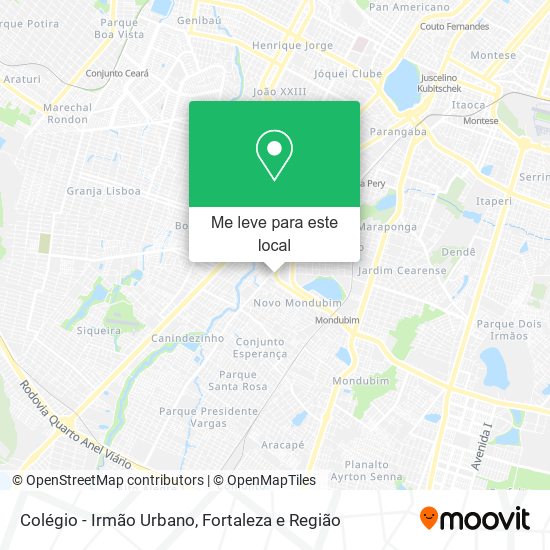 Colégio - Irmão Urbano mapa