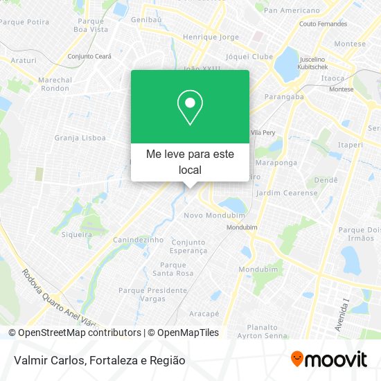 Valmir Carlos mapa