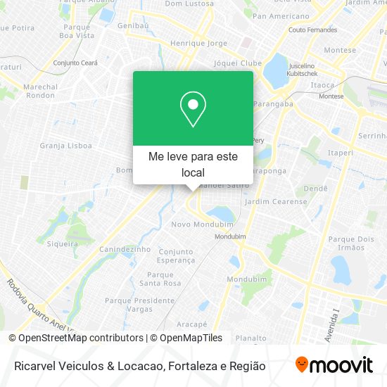 Ricarvel Veiculos & Locacao mapa