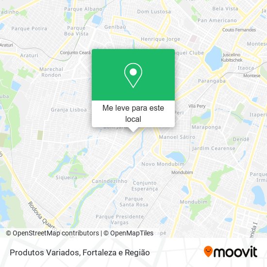 Produtos Variados mapa